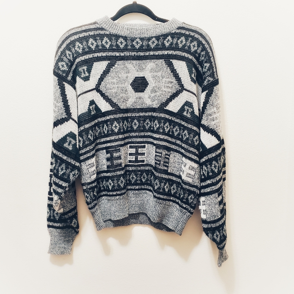 Vintage Sears Roebuk Grandpa Sweater-M